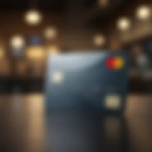 A sophisticated credit card design showcasing modern aesthetics and technology