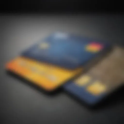 Illustration of various online credit card options